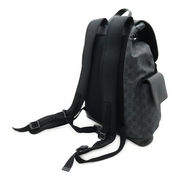 GUCCI Black Leather Backpack - Picture 3 of 8
